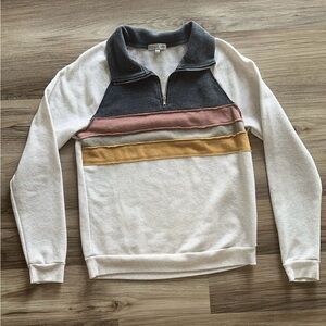 Retro Quarter Zip Pullover